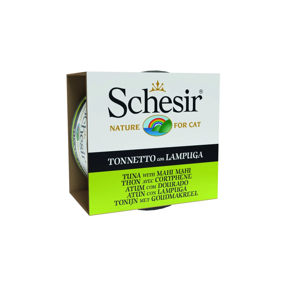Schesir - Kattenvoer - 85 Gram - tonijn en zeebaars