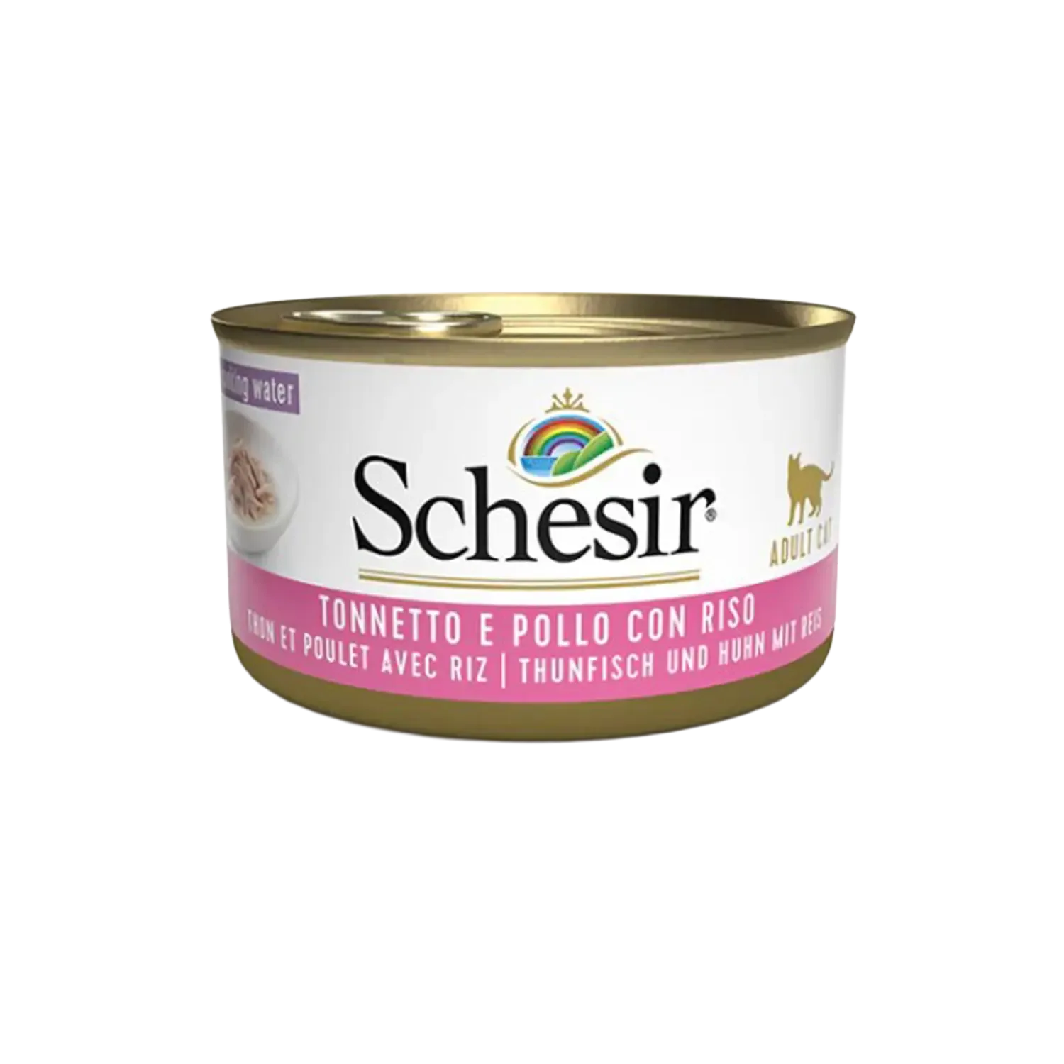 Schesir Tonijn Kip en Rijst 85 g
