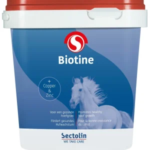 Sectolin Biotine Poeder - Hoeven supplement Paard - 3 Kilogram - Emmer