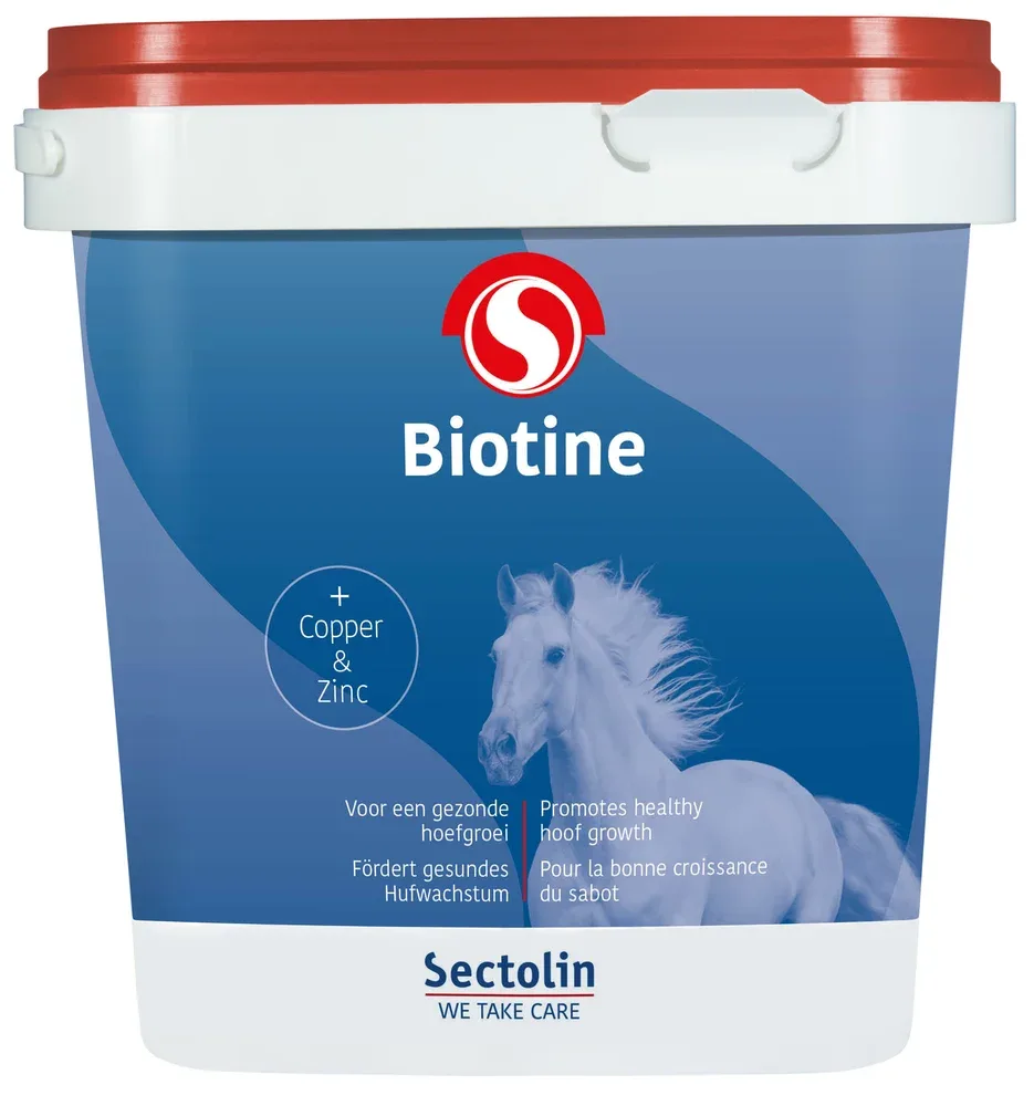 Sectolin Biotine Poeder - Hoeven supplement Paard - 3 Kilogram - Emmer