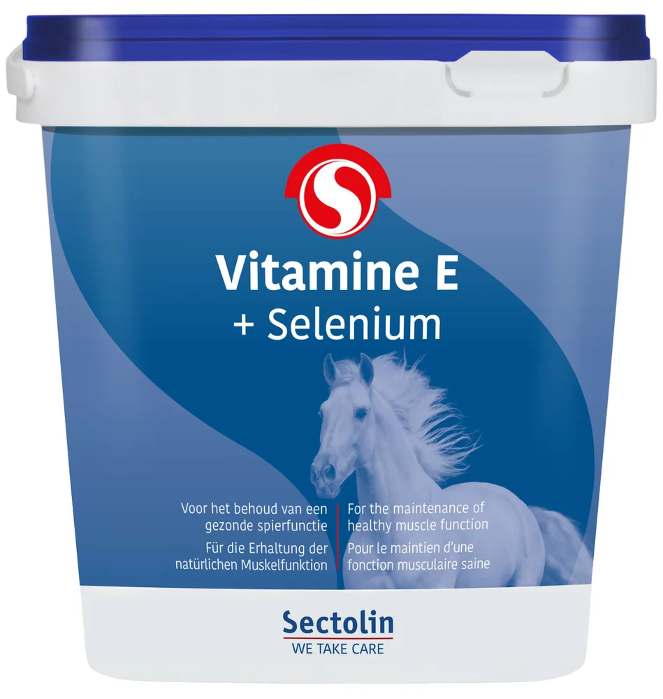 Sectolin Vitamine E + Selenium Poeder - Vitaminensupplement Paard - 3 Kilogram - Zak