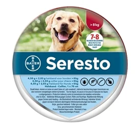 Seresto teken en vlooienband >8kg