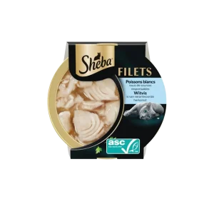 Sheba Filets Witvis Natvoer Kat 60 g