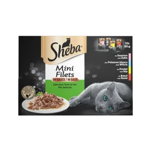Sheba Mini Filets in Saus Selectie van de Chef Multipack