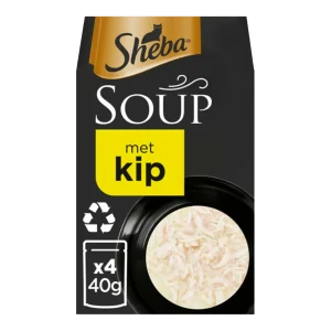 Sheba Soup Kip 4×40 g