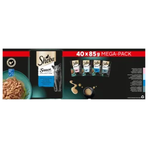 Sheba Vis Selectie in Saus 40×85 g