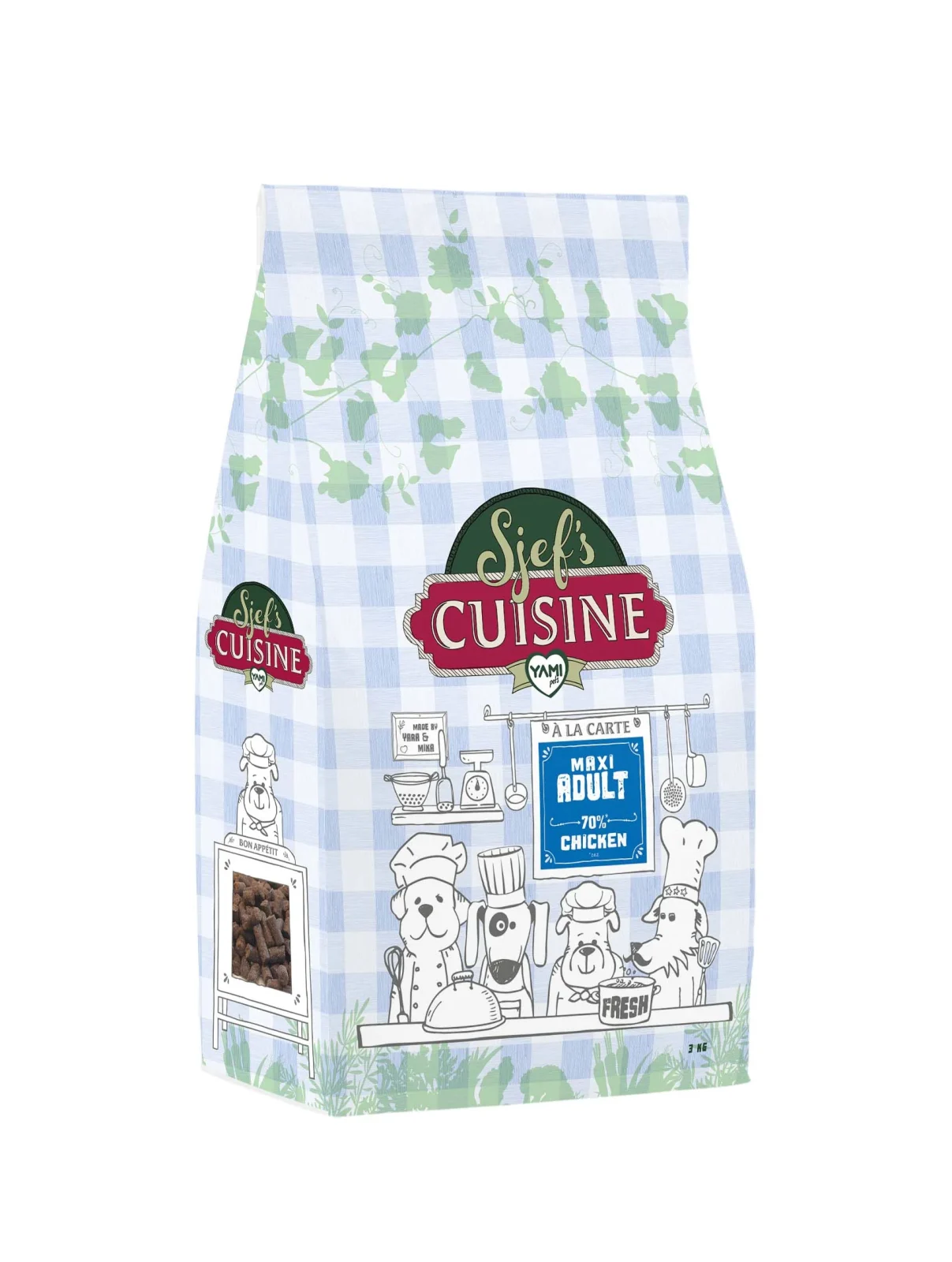 Sjef's Cuisine Maxi Adult - Hondenvoer - 12.5 Kilogram - kip