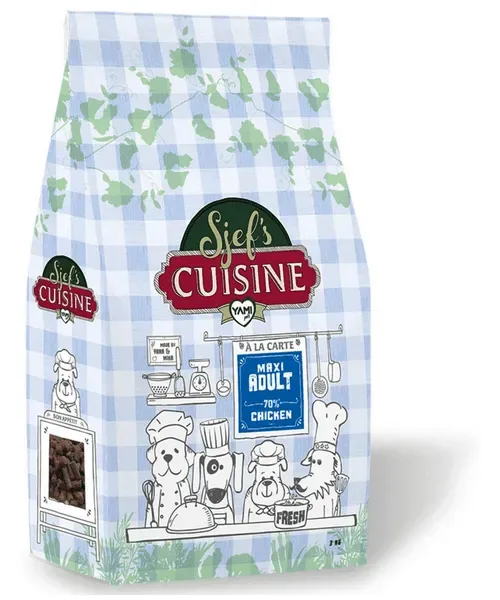 Sjef's Cuisine Maxi Adult (met kip als eiwitbron)