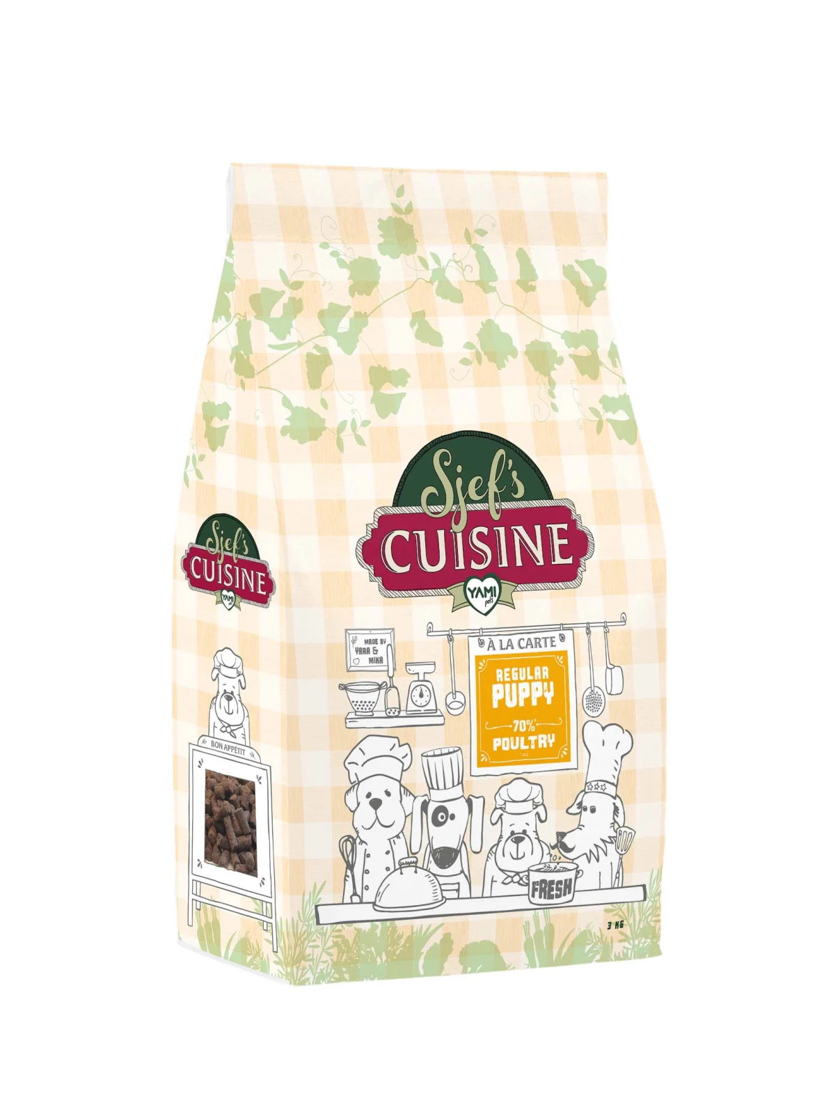 Sjef's Cuisine Regular Puppy - Hondenvoer - 3 Kilogram - gevogelte