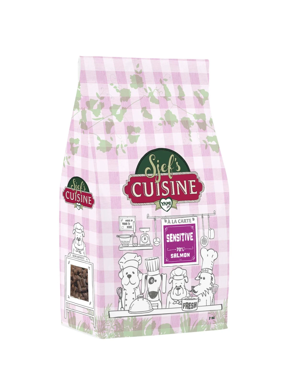 Sjef's Cuisine Sensitive - Hondenvoer - 12.5 Kilogram - rijst, zalm