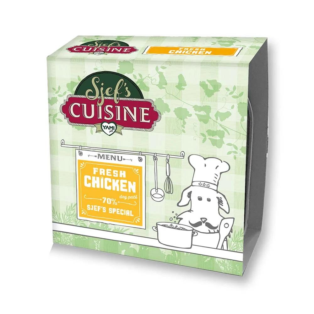 Sjef's Cuisine Special Pat茅 - Hondenvoer - 300 Gram - kip