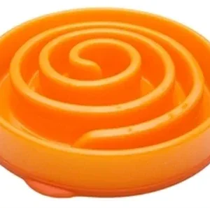 Slo Bowl Feeder Mini Coral Spiraal 22x22x5 cm - Oranje