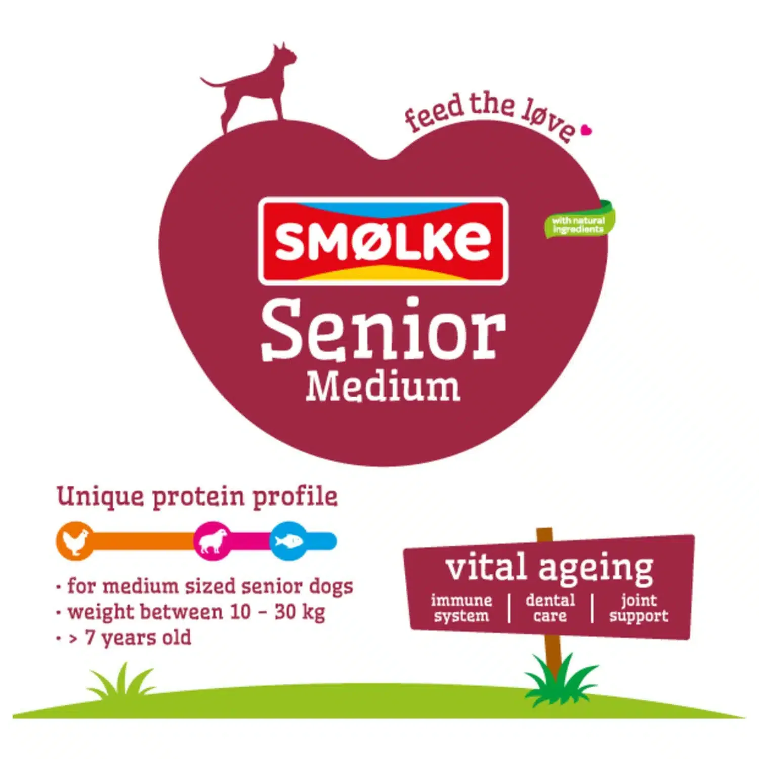 Smølke Senior medium hondenvoer - Image 2