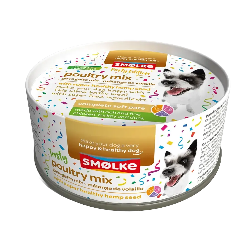 Smolke Soft Paté Hond Party Edition 125 g