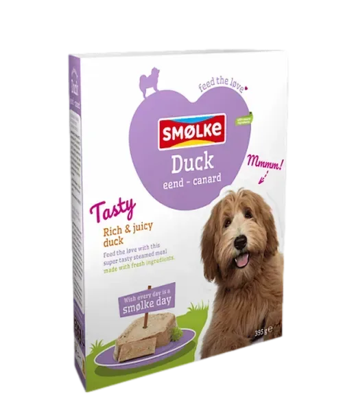 Smolke Vers gestoomde maaltijd Eend (met Glucosamine)