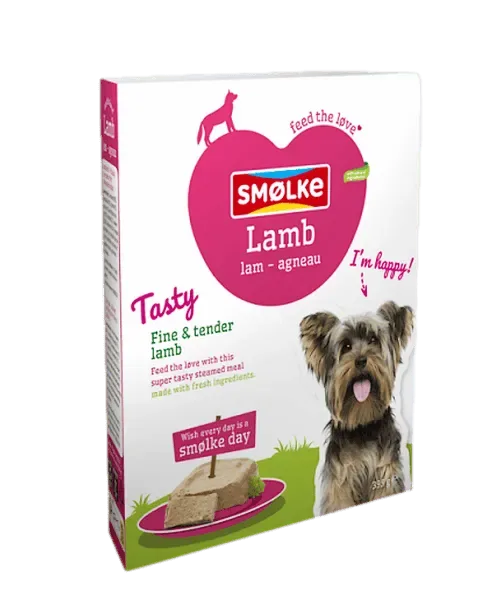 Smolke Vers gestoomde maaltijd Lam (met glucosamine)