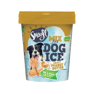 Smoofl Pindakaas mix voor hondenijs