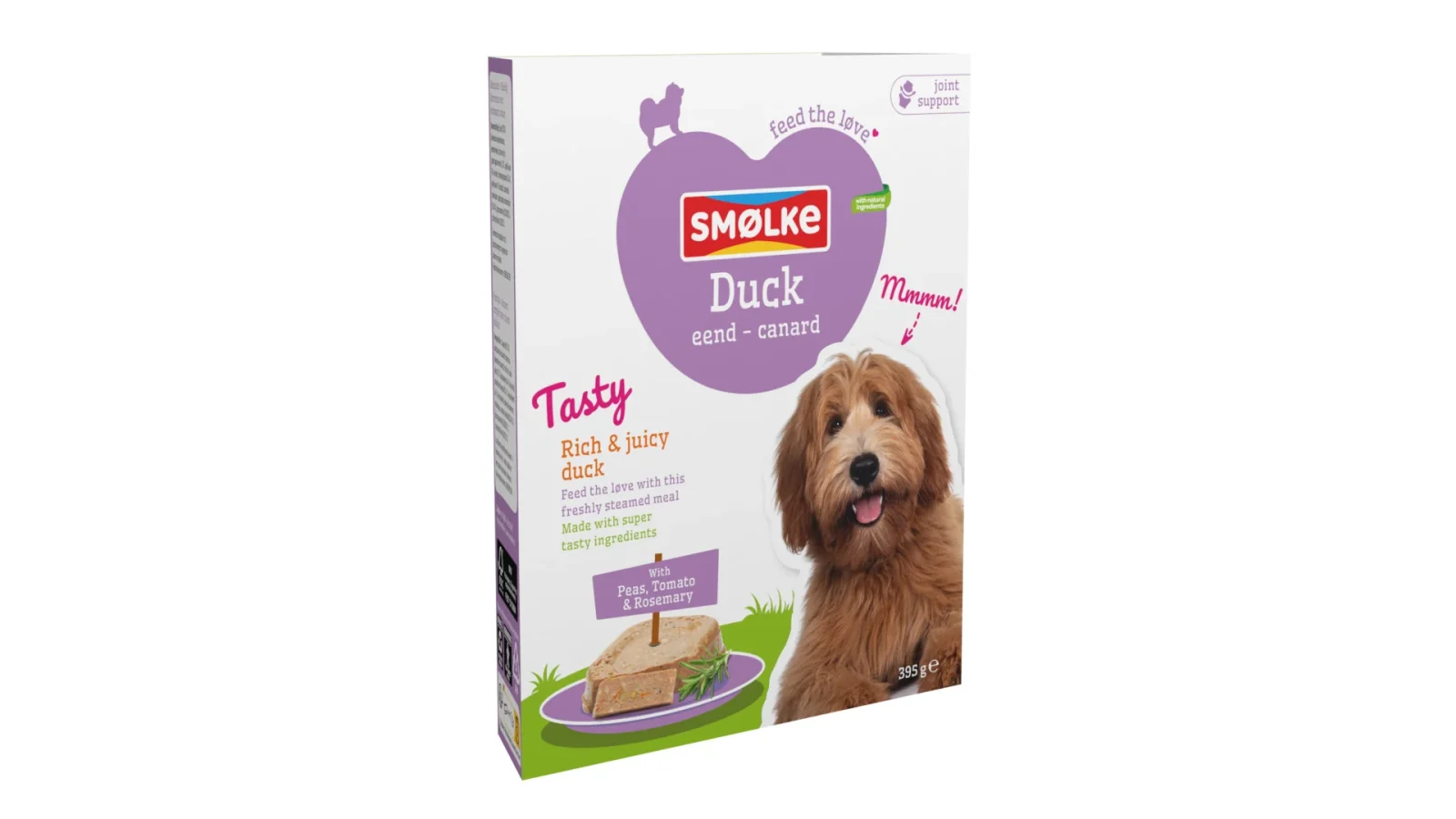 Sm枚lke Kip Vers Gestoomd - Hondenvoer - 395 Gram - kip