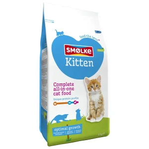 Sm枚lke Kitten - Kattenvoer - 2 Kilogram - vis, lam, kip