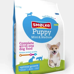 Sm枚lke Puppy Mini-Medium - Hondenvoer - 3 Kilogram - kip, lam, vis