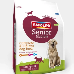 Sm枚lke Senior Medium - Hondenvoer - 3 Kilogram - kip, lam, vis