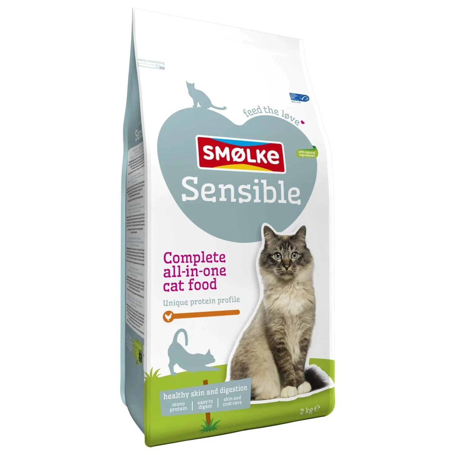 Sm枚lke Sensible - Kattenvoer - 2 Kilogram - kip