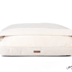 Snuggle Cave Hondenkussen Boucle Deluxe Ivoor
