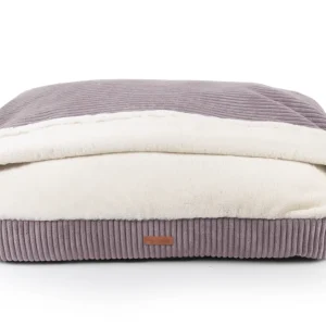 Snuggle Cave Hondenkussen Ribbed Aubergine