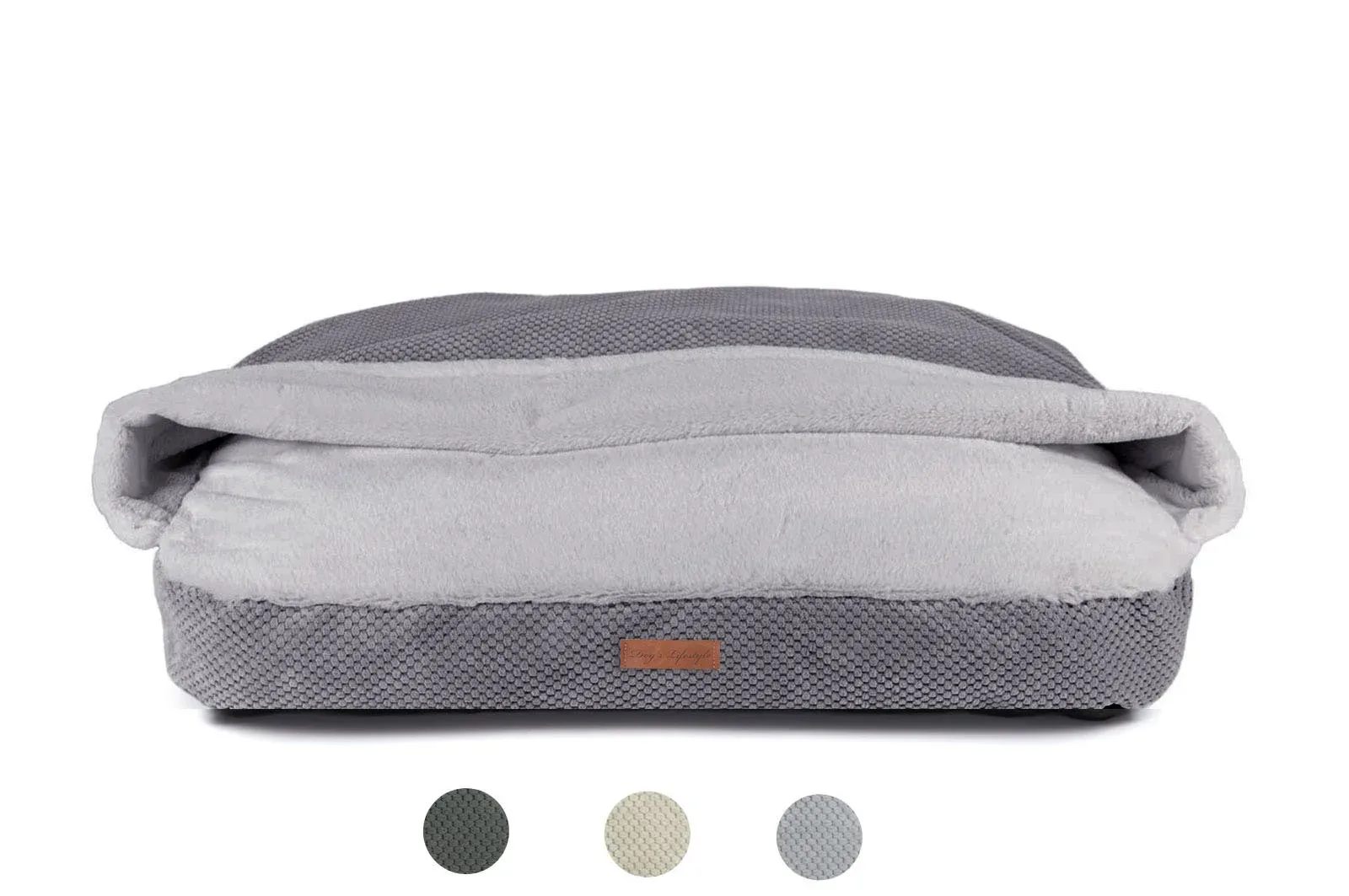Snuggle Cave Hondenkussen Supersoft Antraciet - Image 2