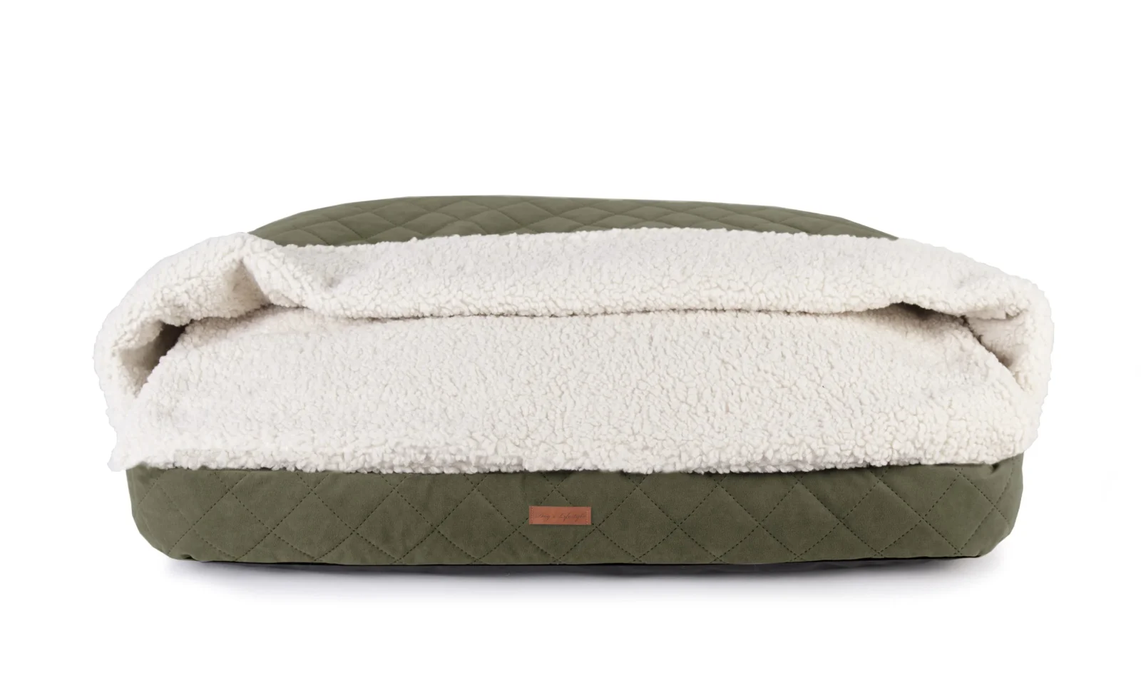 Snuggle Cave Hondenkussen Supersoft Dolly Olijfgroen