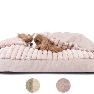 Snuggle Cave Hondenkussen Supersoft Glossy Oud Roze