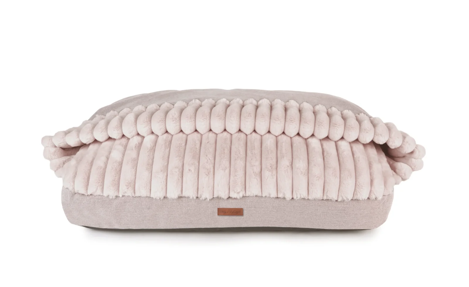 Snuggle Cave Hondenkussen Supersoft Glossy Oud Roze - Image 2