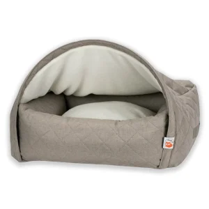 Snuggle Cave Sleepy Fox Quilted Beige
