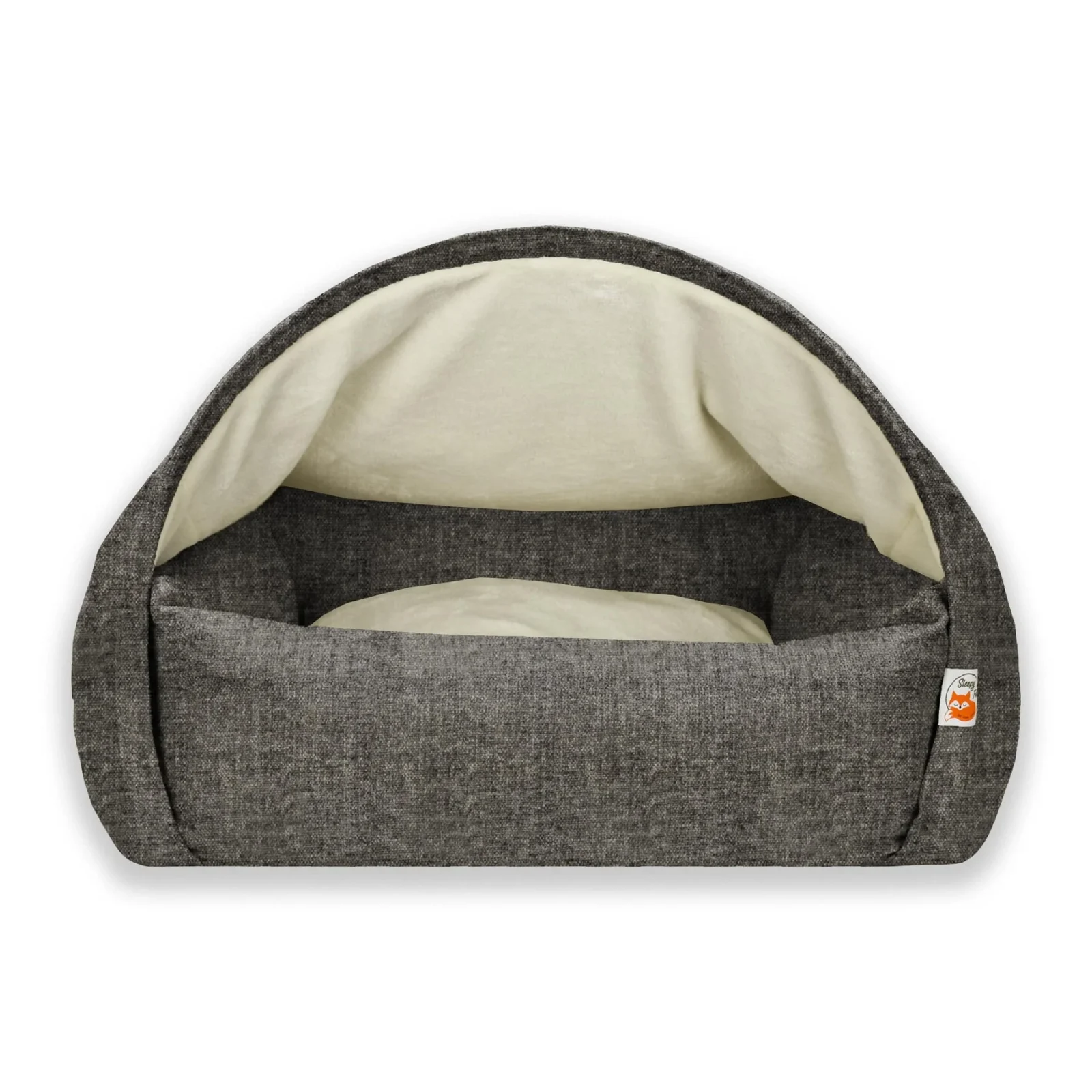 Snuggle Cave Sleepy Fox® Soft Touch Grey Chenille - Image 2