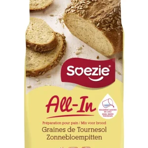 Soezie All-in-mix Brood met zonnebloempitten - Broodmeel - 2.5 Kilogram