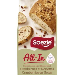 Soezie All-in-mix Cranberry-notenbrood - Broodmeel