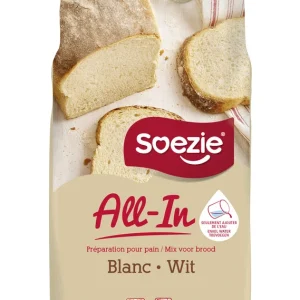Soezie All-in-mix Wit brood - Broodmeel - 0.5 Kilogram