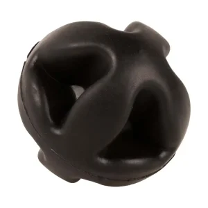 Speelbal Bark ball 7.3cm zwart