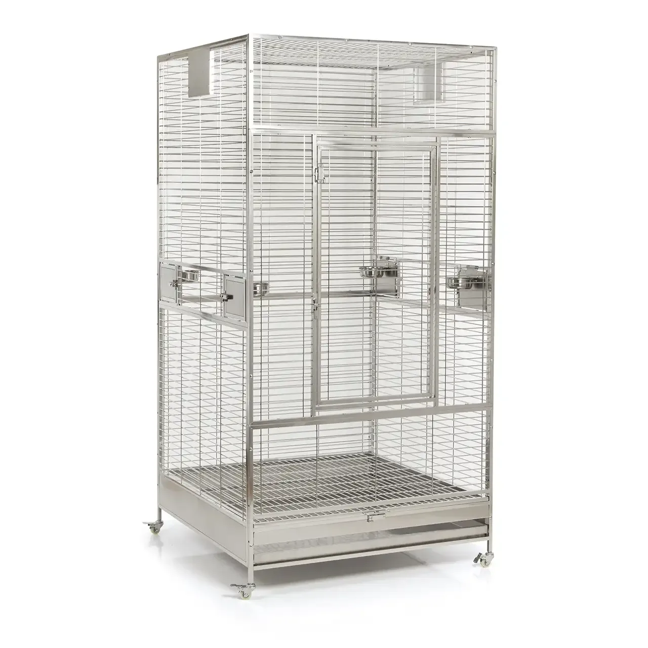 Stainless Steel Papegaaienkooi Arkansas I RVS