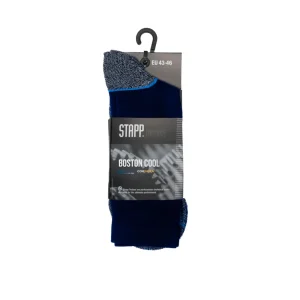 Stapp Boston Cool - werksokken - Blauw - 35-38