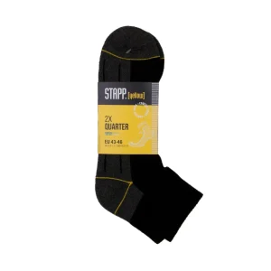 STAPP Yellow Quarter - Sokken - Zwart - 43-46