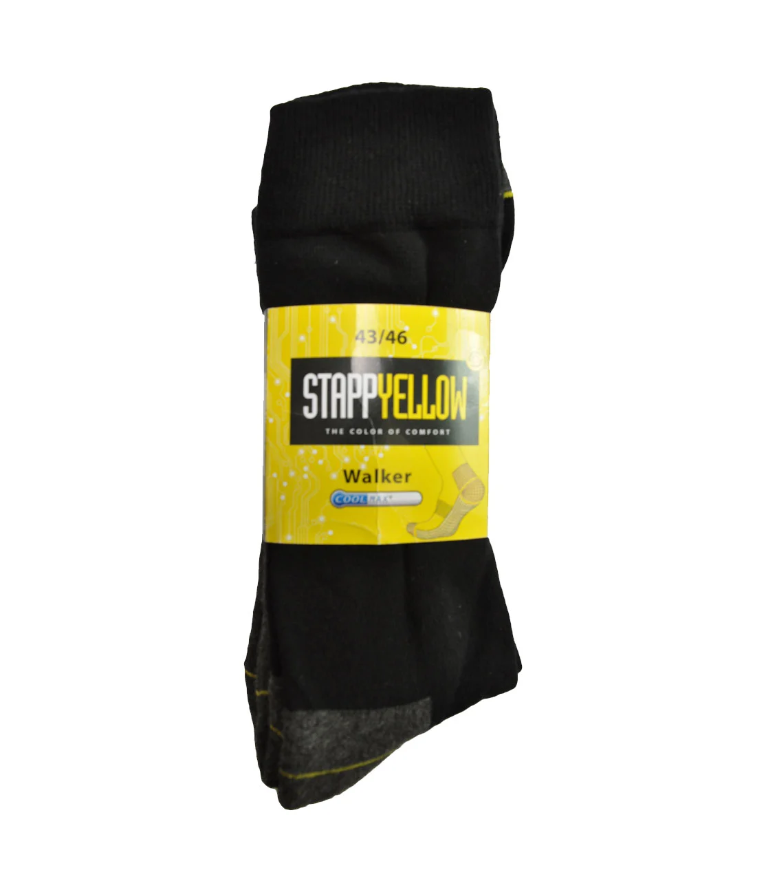 STAPP Yellow Walker - Sokken - 2-pack - Zwart - 47-50