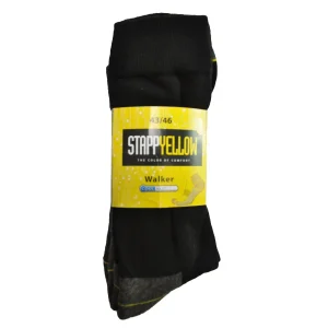 STAPP Yellow Walker - Sokken - 2-pack - Zwart - 43-46