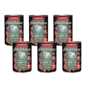 Steakhouse Blik Puur Lam 400gr | SteakHouse Blik Voeding nodig?