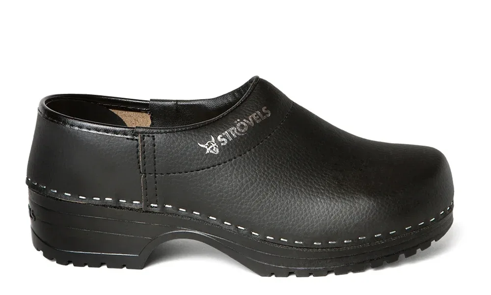Str枚vels PU 304 - Schoenklompen - Zwart - 41