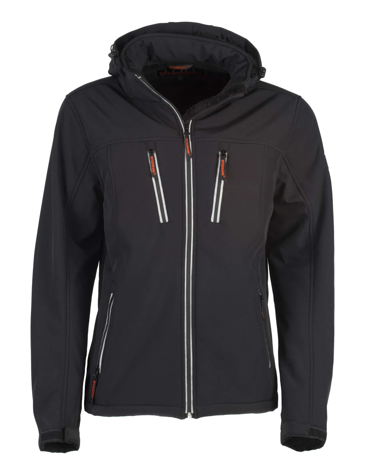St枚rvik Clive Heren - Softshell - Zwart - L
