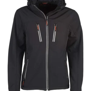 St枚rvik Clive Heren - Softshell - Zwart - M