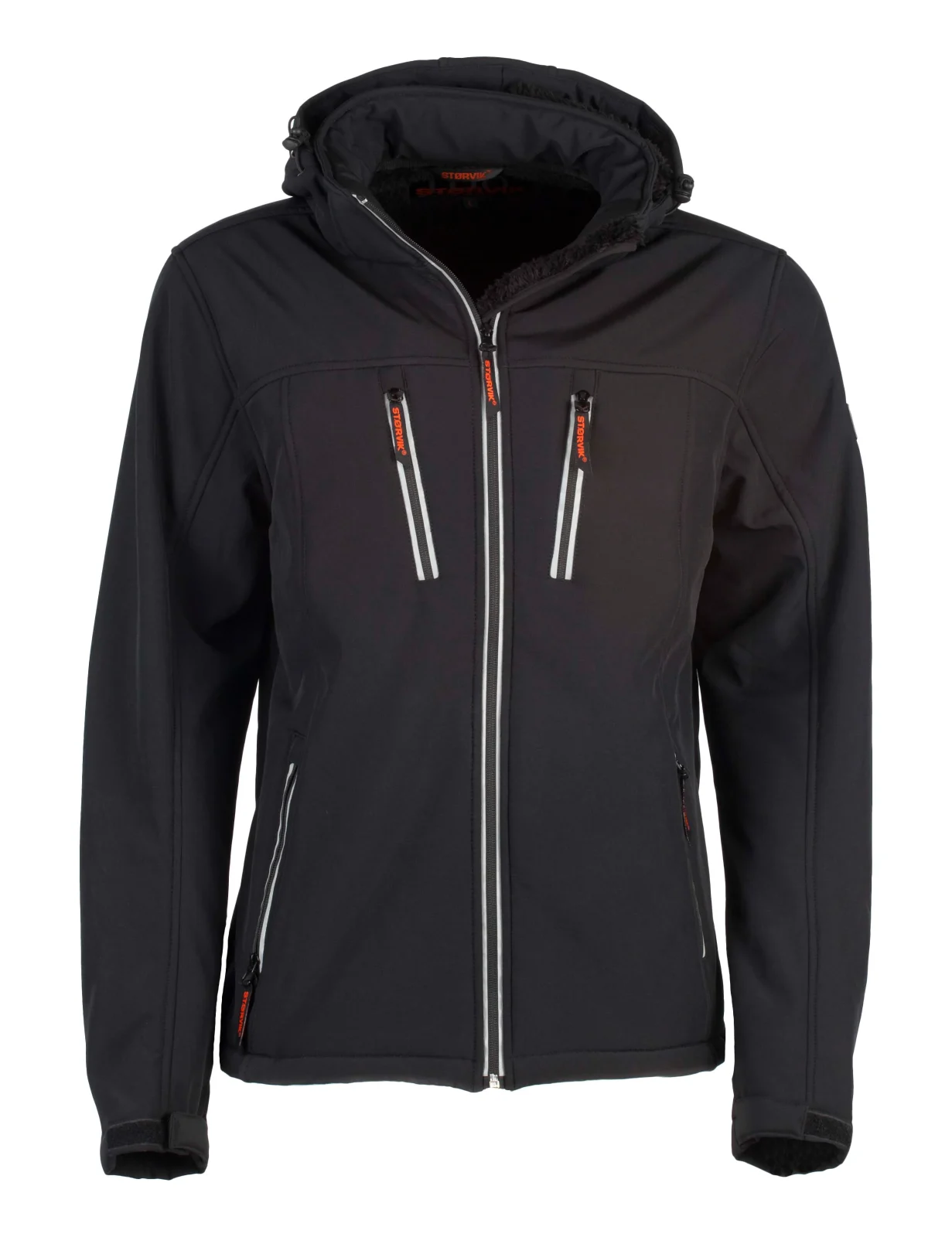 St枚rvik Clive Heren - Softshell - Zwart - XL