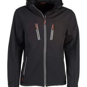 St枚rvik Clive Heren - Softshell - Zwart - XXL