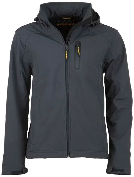 St枚rvik Napier - Softshell - Heren Jas - donkergrijs - 3XL